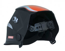 Маска сварщика "Хамелеон"  SUN7 черно-красная/Aurora