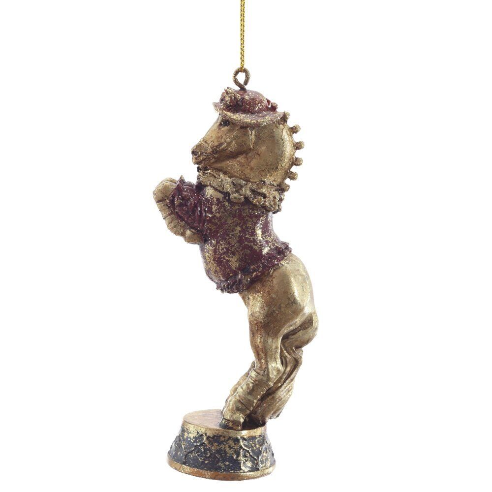 GAEM Фигурка декоративная подвесная"Лошадь", L5,5 W3,5 H13 см