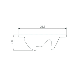 Экран асимметричный SL-LINE-W20-2500 (Arlight, Пластик) 033746(1)