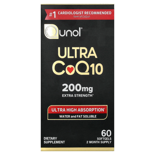 Qunol, Ultra CoQ10, 60 мягких таблеток