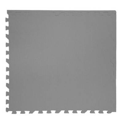 Коврик-пазл Экополимеры (4 плиты 60x60x0,9см, 1,44кв.м./уп) Серый