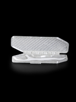 Набор стоматологических дорожных контейнеров для 1-й и 2-х зубочисток с нитью — флоссеров, белый, полупрозрачный