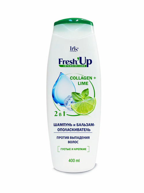 FRESH' UP Шампунь и Бальзам-Ополаскиватель 2 в1 против Выпадения волос 400мл