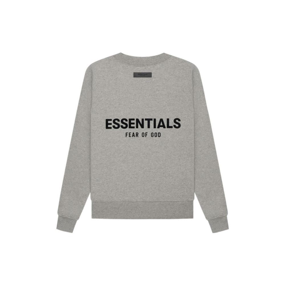 Толстовка Fear of God Essentials Dark Oatmeal SS22 Logo, FOG-SS22-614