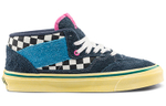 Liberaiders x Vans Half Cab 33 Dx Classics non-slip wear-resistant mid-top sneakers for men and women the same blue and black