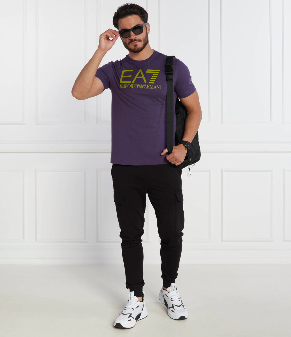 Футболка EA7 - фиолетовый(6RPT11 PJNVZ)