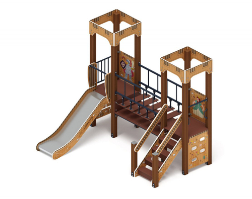 Детский игровой комплекс Королевство (Картонное) ДИК 1.15.07-12 H=900