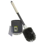 Ерш для туалета силиконовый круглый ZALEL HD5611 44х9