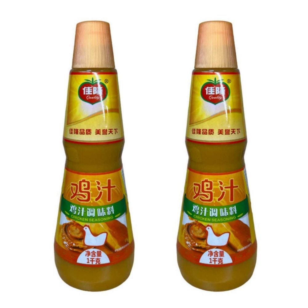 Куриный бульон Jialong концентрированный жидкий 1 кг, 2 шт