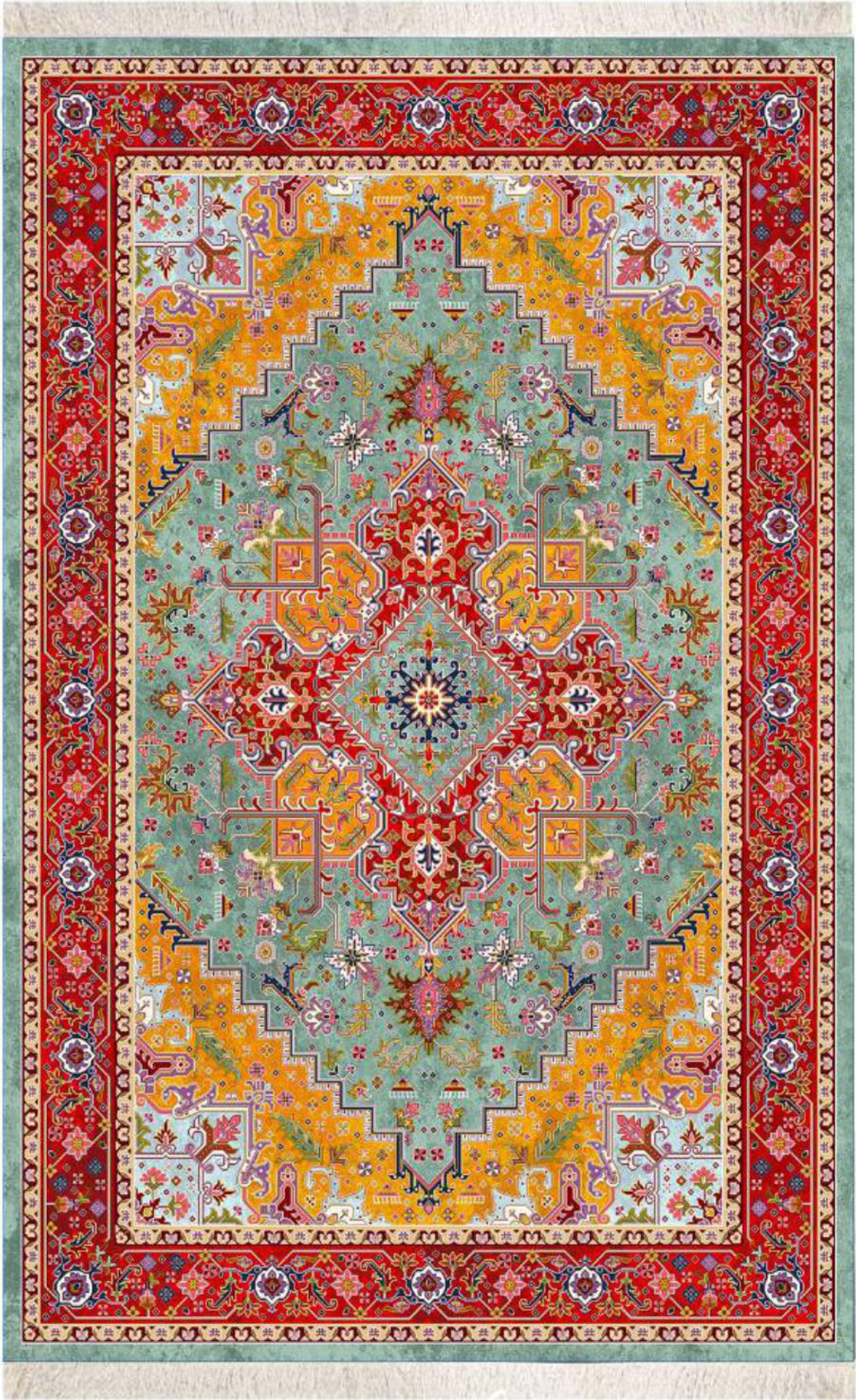 Иранский ковер из искусственного шелка Rokhbaft T1088 Иран