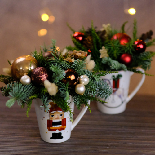 Купить Композиции новогодние в кружке. Серия «‎Щелкунчик»