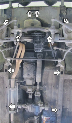 Стандартная защита Motodor Двигателя, КПП. 1,5 мм, Сталь. для Renault Logan II 2014-2022, Renault Sandero 2014-2022, Lada X-Ray 2016-2022, Renault Sandero 2008-2014, Lada Largus 2012-2022, Renault Logan 2004-2016, Nissan Almera 2012-2019, Renault Sandero Stepway 2014-2022, Renault Sandero Stepway 2009-2014 арт.51706