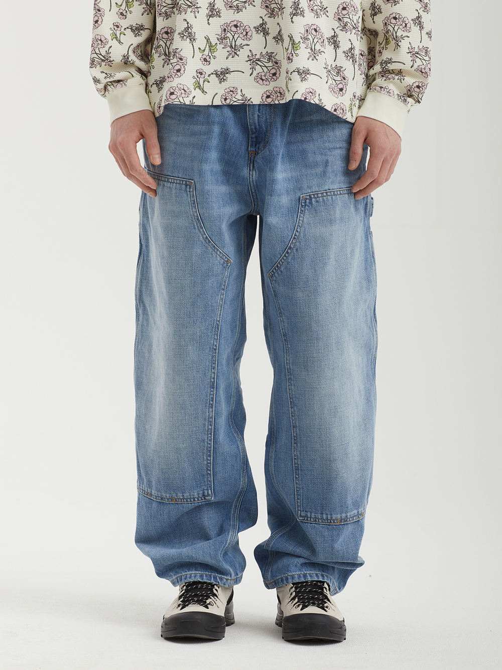 Мужские Джинсы (Loose Straight Fit) Og Double Knee