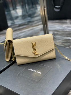 Saint Laurent Uptown Chain Wallet 19 cm
