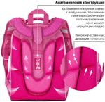 Ранец BRAUBERG SHINY, 2 отделения, "Honey bunny", 36х28х14 см, 270695