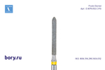Бор алмазный желтый Frank Dental типа FG - D.879.012.C.FG
