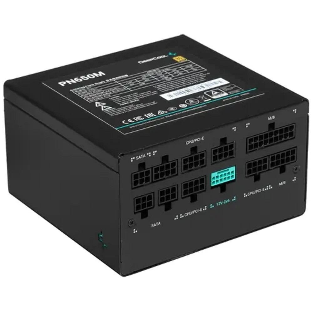 Блок питания Блок питания Deepcool GAMERSTORM PN650M (ATX 3.1, 650W, Full Cable Management, PWM 120mm fan, Active PFC, 80+ GOLD, Active PFC + Full Bridge SRC LLC + DC/DC, Gen5 PCIe) RET