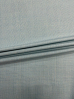 Хлопок фланель Canclini в бело-голубую клетку