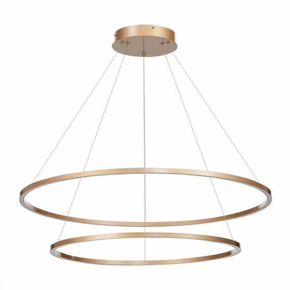 ST605.243.91 Светильник подвесной ST-Luce Золотистый/Белый LED 1*91W 4000K Подвесные светильники