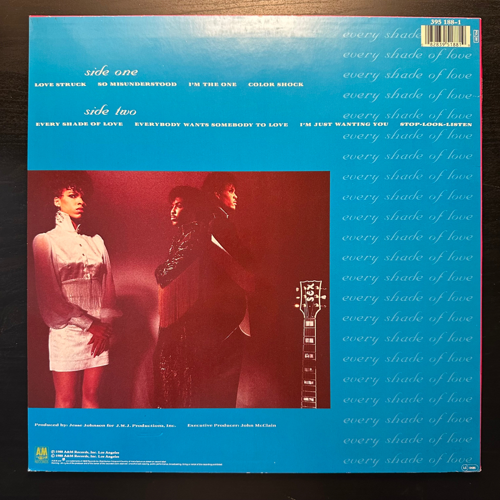 Jesse Johnson - Every Shade Of Love (Германия 1988г.)