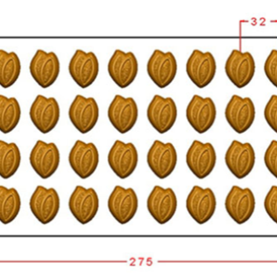 919 | Форма для шоколадных изделий (275*175 мм)