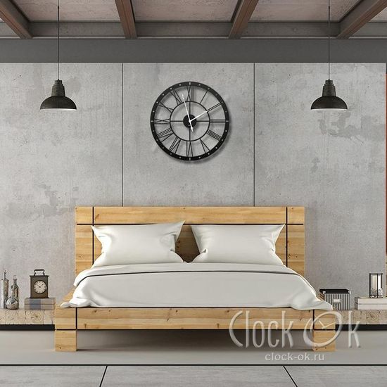 Большие интерьерные часы Loft / Лофт