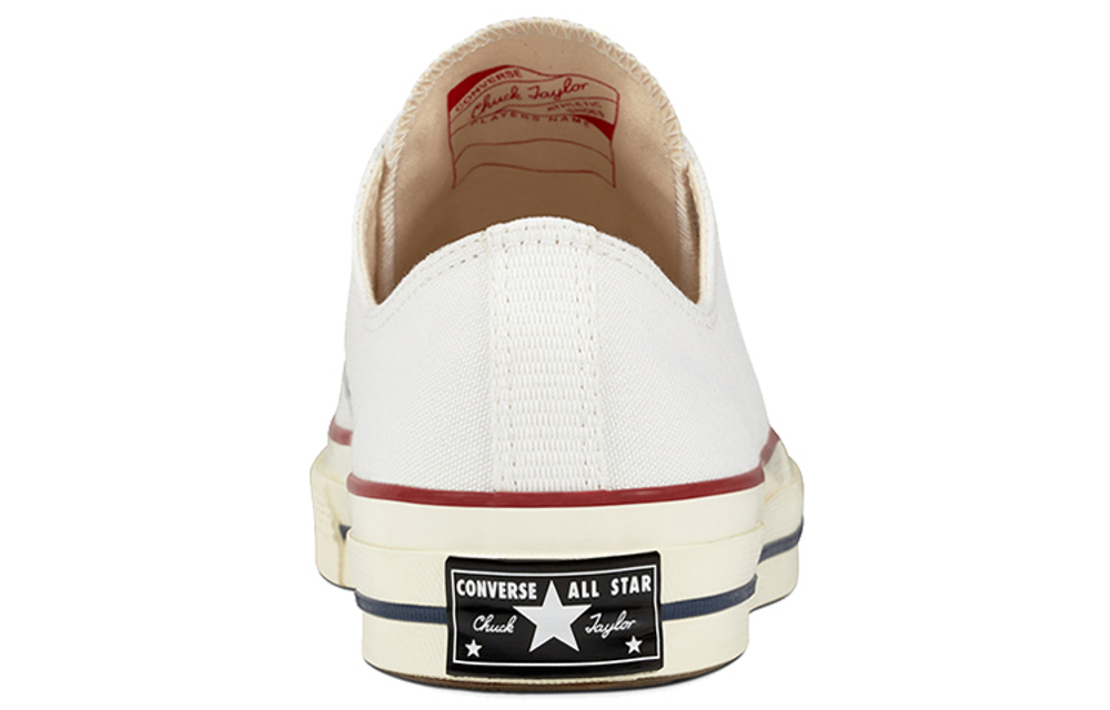 Converse 1970s chuck taylor non-slip breathable lightweight low-top canvas shoes for men and women the same white