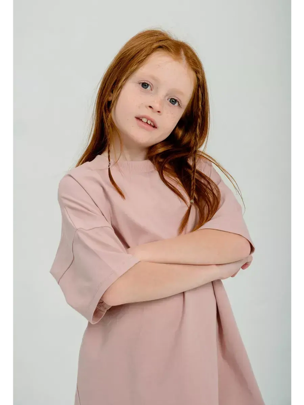 Футболка оверсайз базовая для детей и подростков