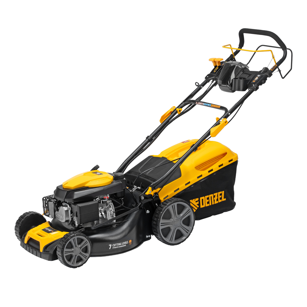 Газонокосилка бензиновая GLD-460SP-VE, 146 см3, шир. 46см, привод, вариатор, эл.старт, 60 л// Denzel