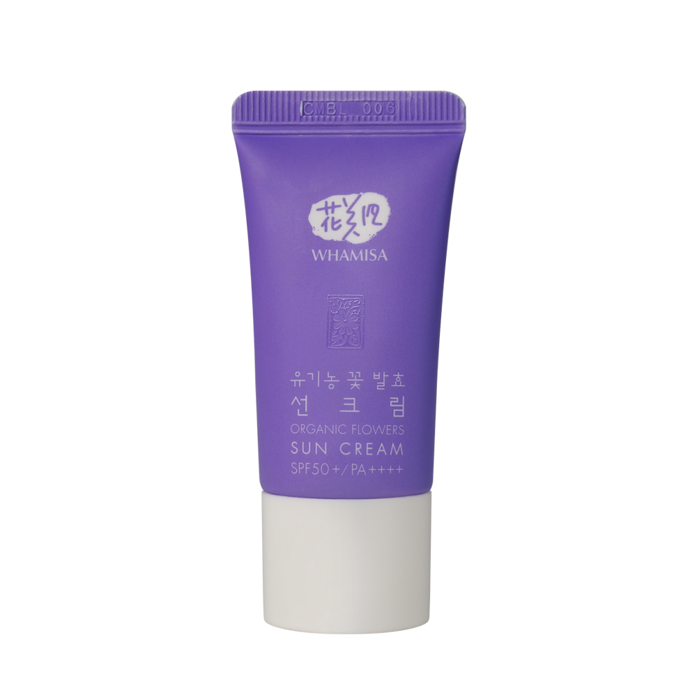 WHAMISA Organic Flowers Sun Cream - SPF 50+ / PA++++ 10 gr.