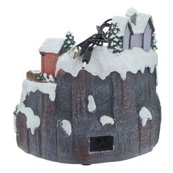 GAEM Фигурка декоративная "Рождество" (подсветка, движение, 3xAA, н/п), L19 W19 H19,5 см