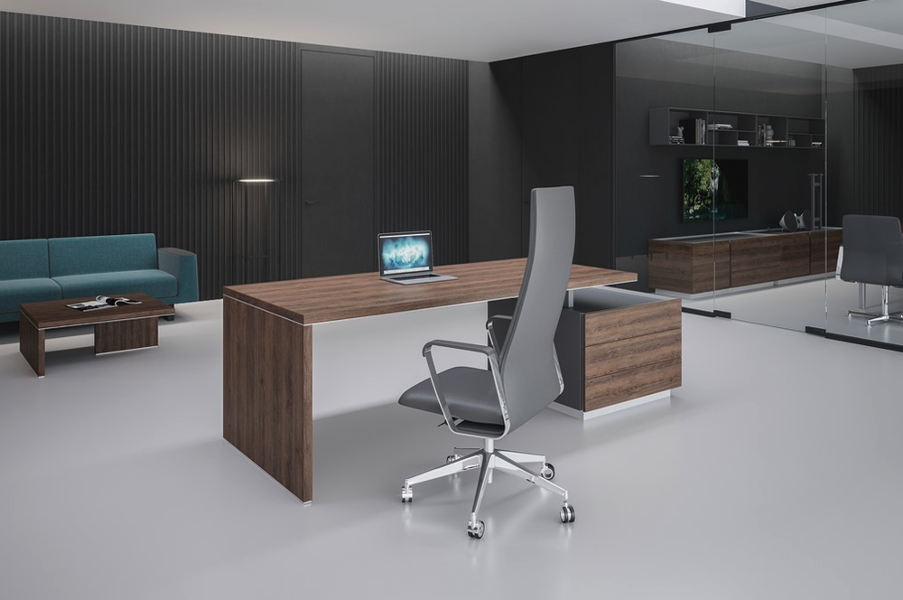 Стол письменный на опорную тумбу OLIVER