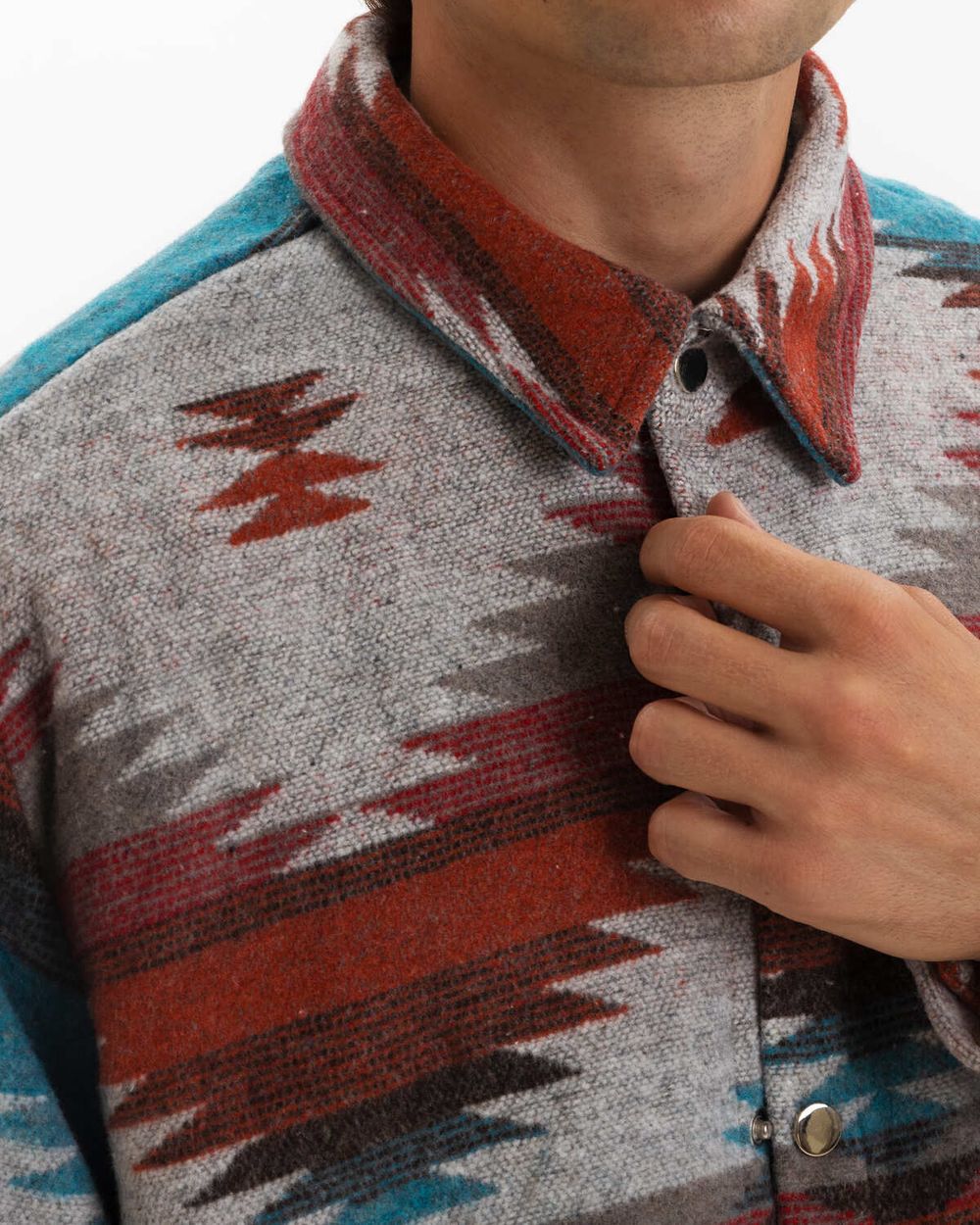 Рубашка Kefirmaykifer оверсайз Этно оранжевая