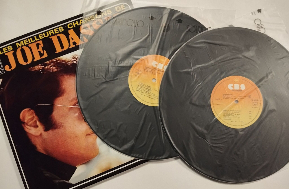 Винтажная виниловая пластинка LP Les Meilleures Chansons De Joe Dassin (France 1975)