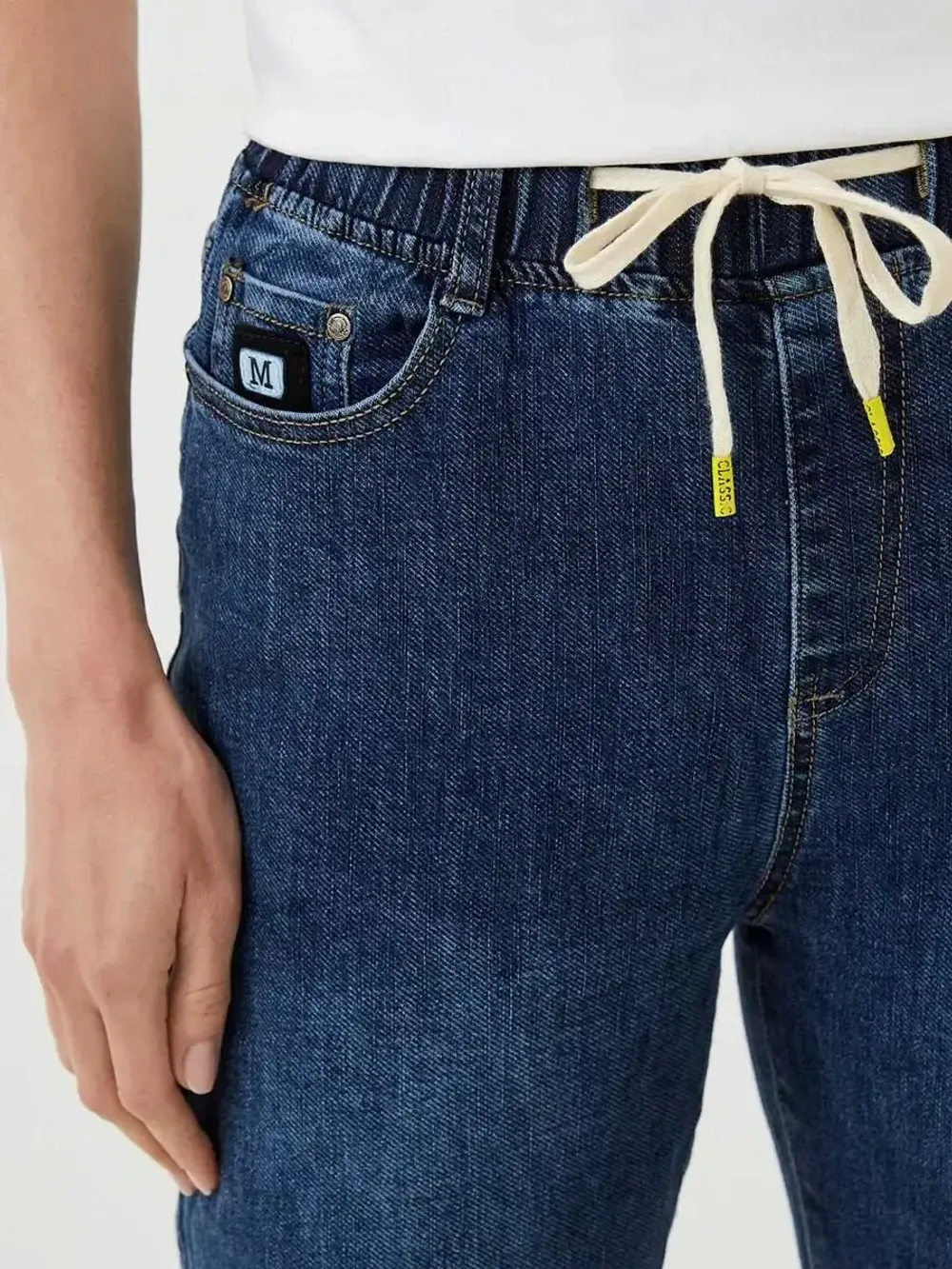 Джинсы на резинке больших размеров