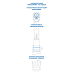 KING TONY (34462-4DG) Динамометрический ключ серии "EXACT", 1/2", 80-400 Нм, для левой и правой резьбы, футляр