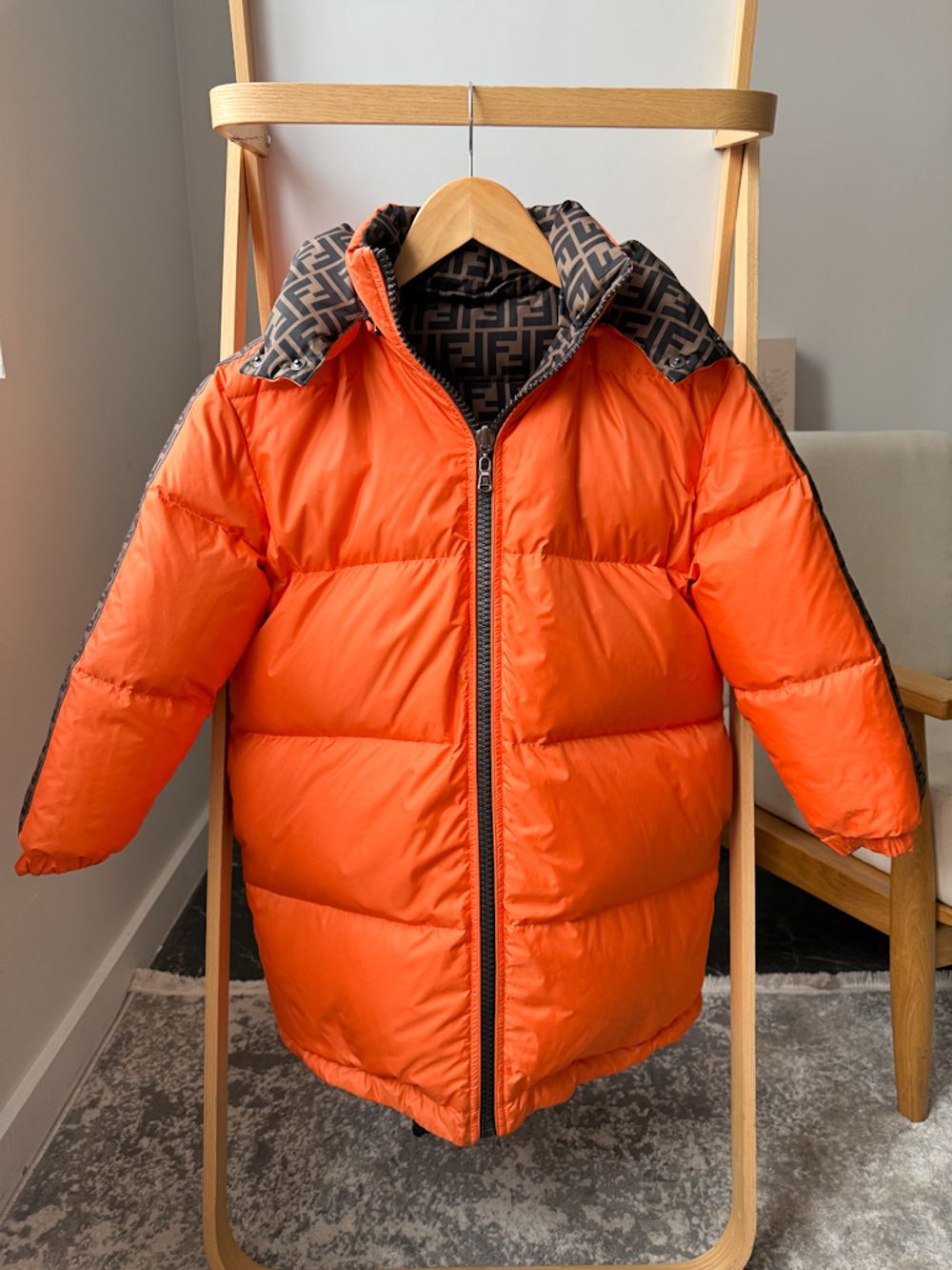 Двухсторонняя пуховая куртка Fendi, 128