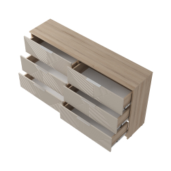 Комод Эмилия КМ-04, Дуб смоки, Айриш