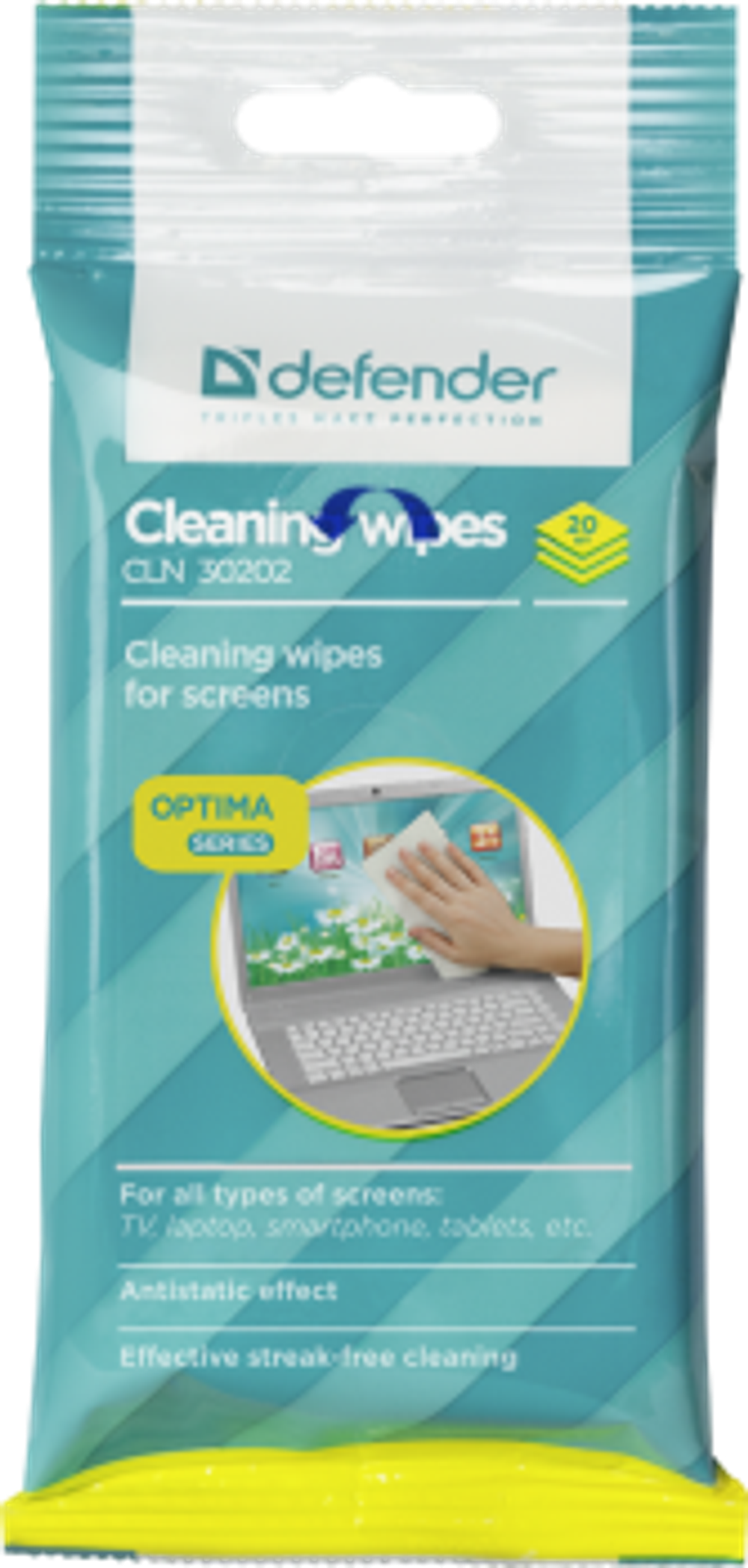 Чистящие салфетки DEFENDER CLN30202