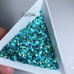 Zoo nail Микс шестигранников "Диско соты" 1344