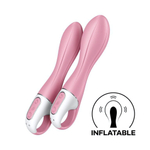 Розовый вибромассажер с функцией расширения Air Pump Vibrator 2 - 20,9 см. (Цвет: розовый)
