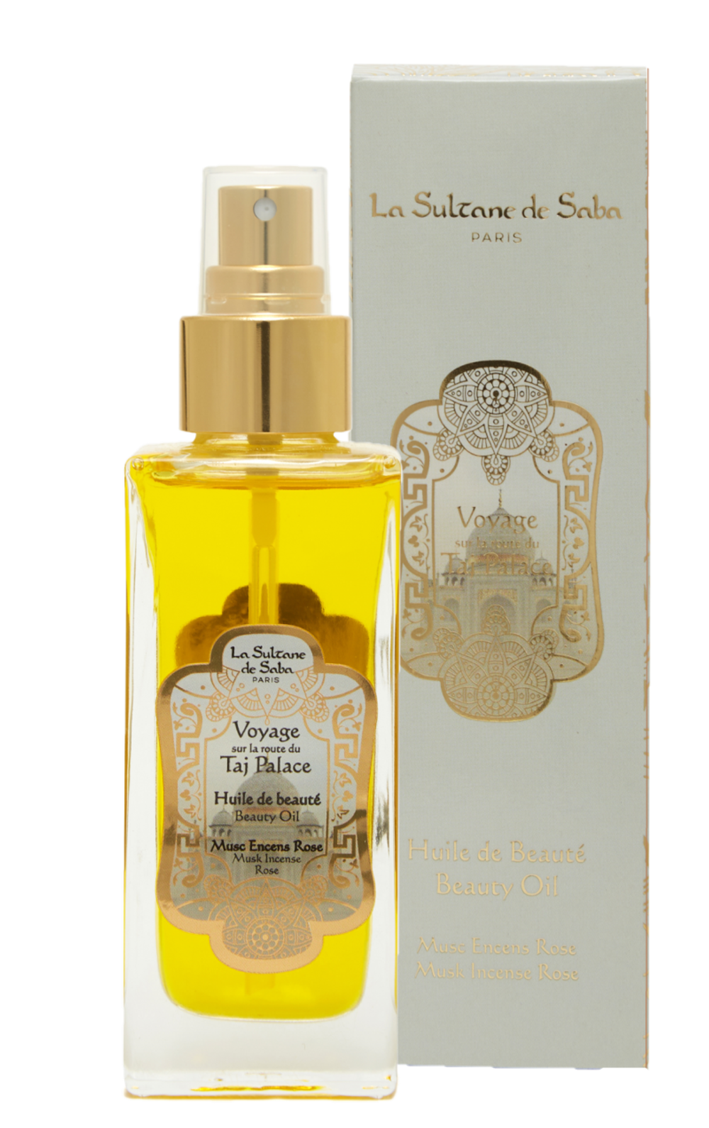 Масло для тела Мускус, Ладан, Роза La Sultane de Saba Huile De Beaute Beauty Oil Musс Encens Rose 100 мл