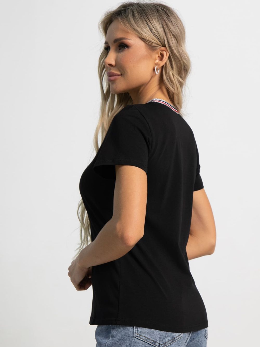 Футболка Ирбис (черная) Б15503-50М LT Collection