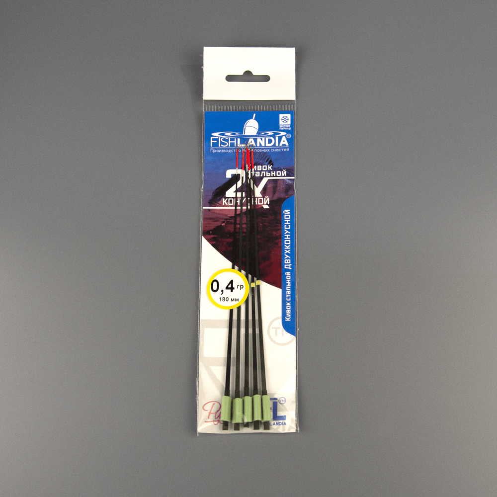 Кивок стальной двухконусный Fishlandia 180мм (5шт/уп)