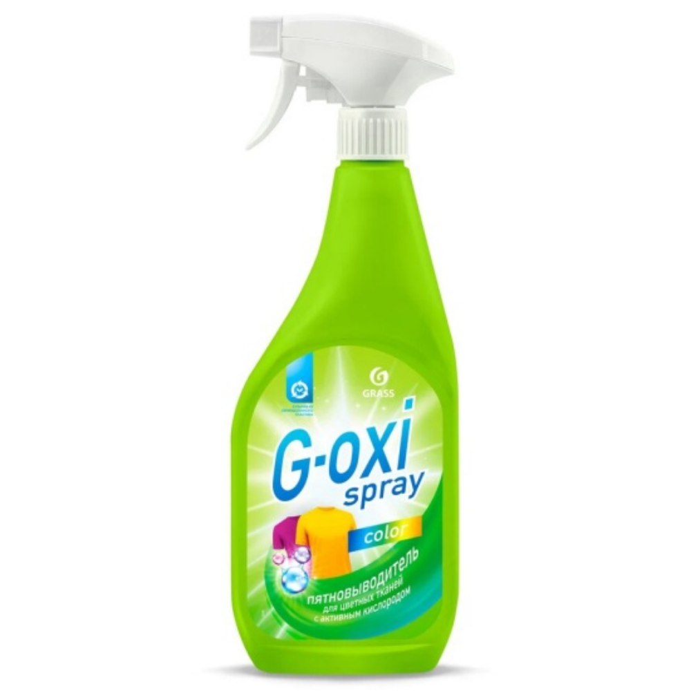 Пятновыводитель-отбеливатель GRASS G-oxi Color 600 мл