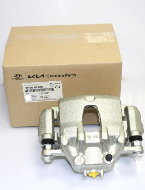 Суппорт тормозной передний правый 581901RA00 для Solaris, Rio