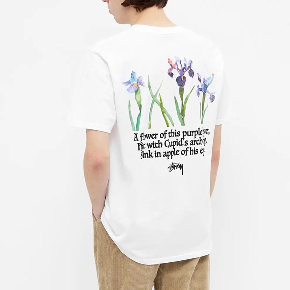 Футболки Stussy Water Flowers T, 1904633