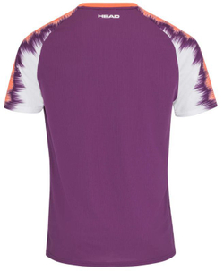 Мужская теннисная футболка Head Topspin T-Shirt - Фиолетовый