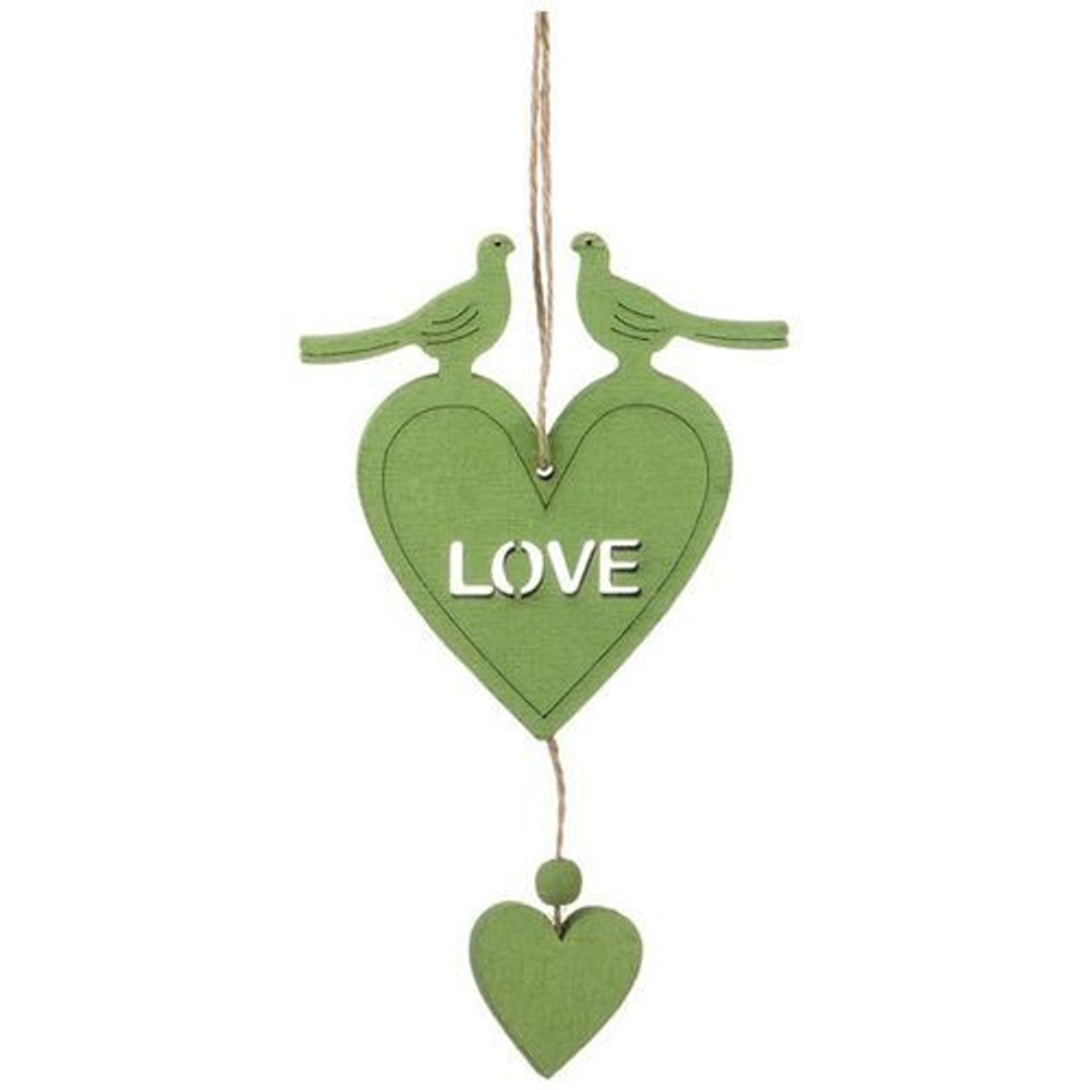 Изделие декоративное "Сердце" длина=10 см. (мал=12шт./кор=720шт.) 206-140