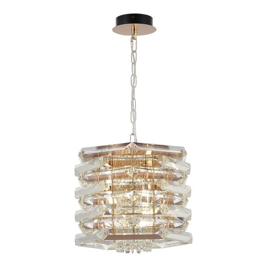 utsenka-SL6137.203.04 Светильник подвесной ST-Luce медь/прозрачный E14 4*40W STROZZI